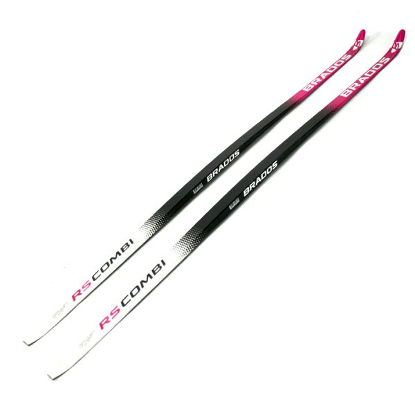 Беговые лыжи STC Brados RS Combi JR , черный/розовый, 158 см