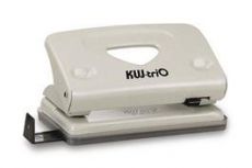 Дырокол KW-trio 942gr Classic Medium до 16 листов светло-серый выдвижная линейка